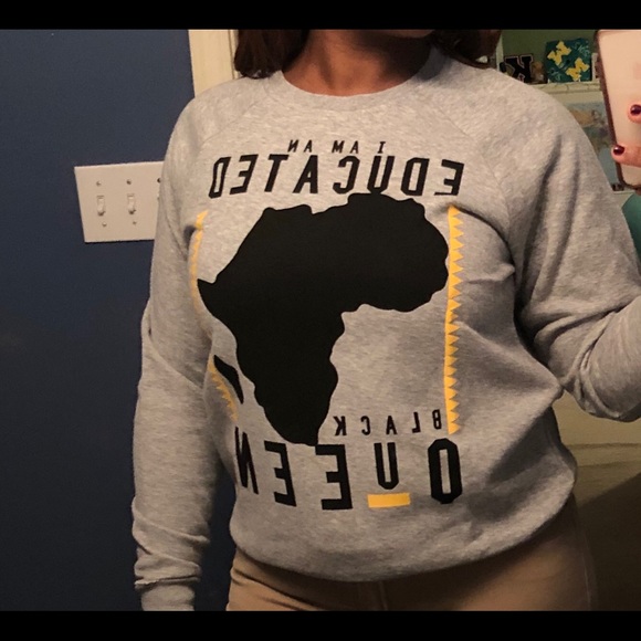Sweaters - Medium EDUCATED BLACK QUEEN® Women's Grey